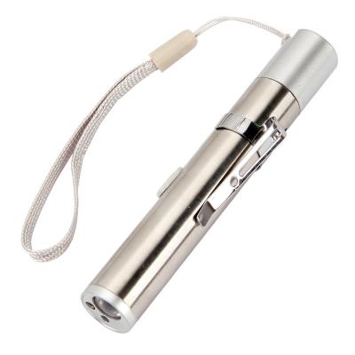 China Emergency 3 IN 1 Stainless Steel Rechargeable LED MINI Pen Lights USB Medical Flashlights For Doctor And Nurse for sale