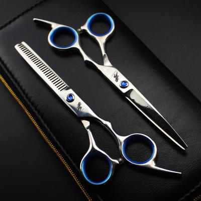 China 6.0 Inch Quality Control Beauty Barber Scissors Flat Scissors Tooth Strict Hair Thinning Scissors LCH-11 for sale