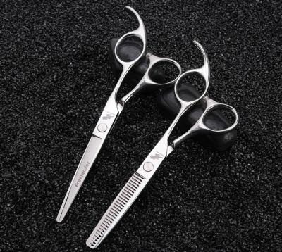 China New Fashion 6.0 Inch Design Beauty Barber Scissors Flat Tooth Hair Thinning Scissors for sale