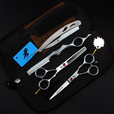 China FMBS-11 Inch Fashion Design Beauty Barber Scissors Hairdressing Scissors Hairdressing Scissors Set Thinning Scissors 5.5 New for sale