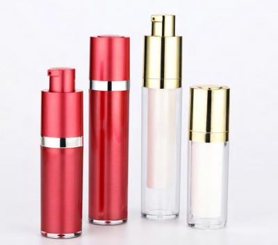 China Plastic PP Empty Cosmetic Airless Pump Lotion Serum Bottle 10ml 15ml for sale