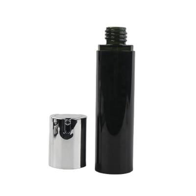 China Nontoxic Recycled Black Airless Bottle , K1303 Leakproof Skin Care Pump Bottle for sale