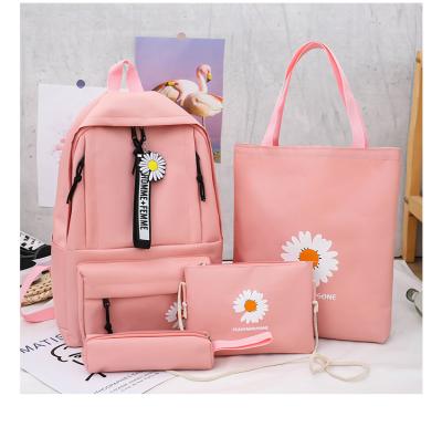 China Hot Sale Low MOQ 4 SET Laptop Bag School Backpack Bags Packing Kids Backpack Wholesale Bags For Girls for sale