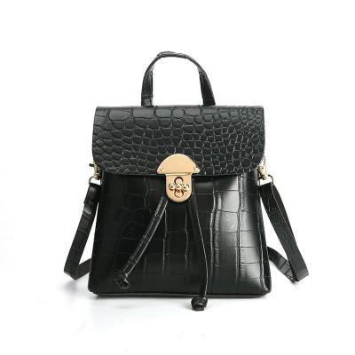 China Fashion PU Leather Shoulder Bag Factory Direct Sales Lady Waterproof Mini Backpack for sale