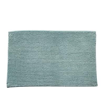 China Washable Hot selling good feedback towel bath mat Chenille non slip mat for sale