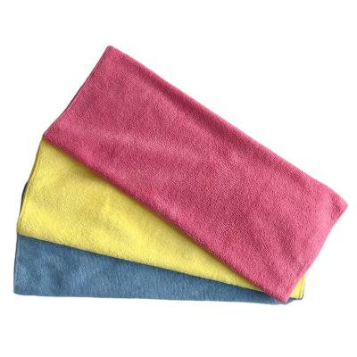 China Sustainable Warp-knitted Long And Short Hair Cleaning Towel Microfiber Detailing Car Wash Cleaning Drying Car Microfiber Towel for sale