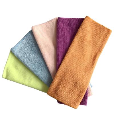 China Sustainable Absorbent Cleaning Rags Cheap Kitchen Drying Dish Towel Microfiber Clean Cloth for sale