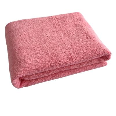 China Sustainable wholesale thicken bath towel women high-end bath towel absorption beach microfiber cleaning towel cloth for sale