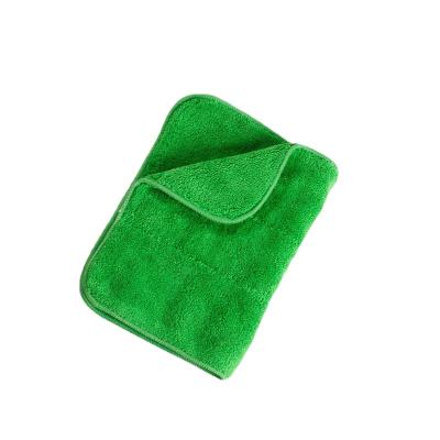 China Sustainable Super Soft Plush Thick Microfiber Towel Car For Cleaning Coral Fleece Car Wash Towel for sale