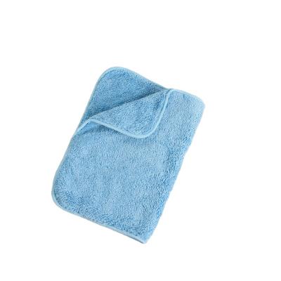 China Sustainable Microfiber towel car super soft lint free coral fleece plush 600 GSM microfiber car cleaning towel for sale