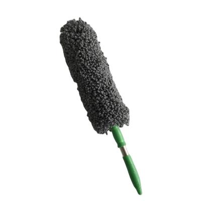 China Sustainable Microfiber Duster Brush Extendable Hand Dust Removal Cleaner Anti Dusting Brush Home Air-condition Feather Car Cleaning for sale