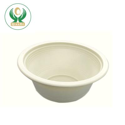 China Disposable Corn Starch Bowl 12OZ 400ml Eco - Friendly PFAS Free Round Bowls Biodegradable And Compostable for sale