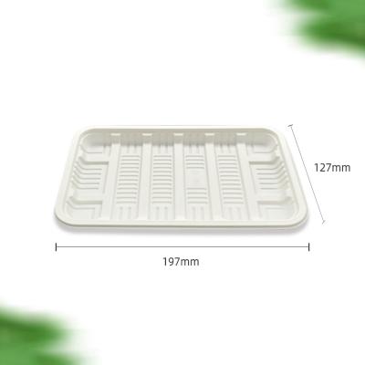 China Disposable Environmental Friendly Disposable Cornstarch Fruit Tray, Tray, Frozen Lunch Box for sale