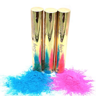 China Iron bottle wholesale price smoke powder baby gender reveal confetti cannon factory wholesale for sale