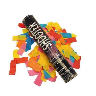 China Stage Customized Air Compressed Eco - Friendly Party Popper Confetti Cannon for sale