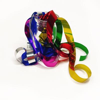 China Party Supplies 10m Colorful Foil Glittee Flames For Party Popper Confetti Launcher for sale