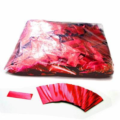 China Explosion-proof metallic factory wholesale gold foil confetti red metallic pieces in 1 kilogram for export for sale