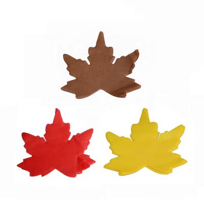 China Party Supplies Customized Disposable Maple Leaf Paper Confetti Cannon For Confetti Blaster for sale