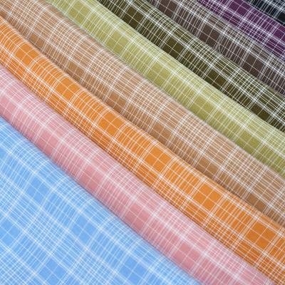 China Breathable New Products Yarn Dyed Check Shirt Fashion Fabric For Dress for sale