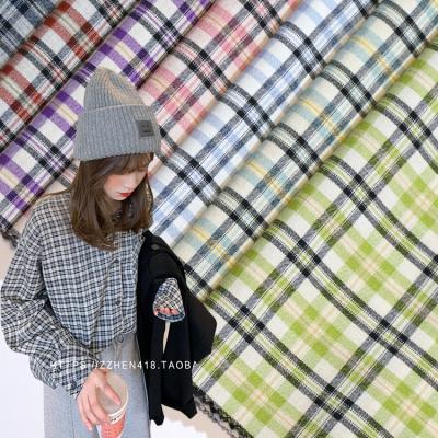 China Chinese supplier breathable polyester rayon yarn dyed shirt plaid fabric for dress for sale