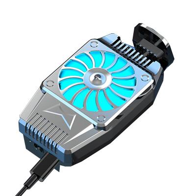 China With Universal Game Cooler Mobile Phone Cooler Mini Mobile Phone Cooling Fan Phone Holder Turbo Radiator Cooler for sale