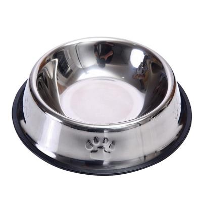 China ZINC Durable Pet Bowl Stainless Steel Dog Bowl Pet Bowl Multi Size for sale