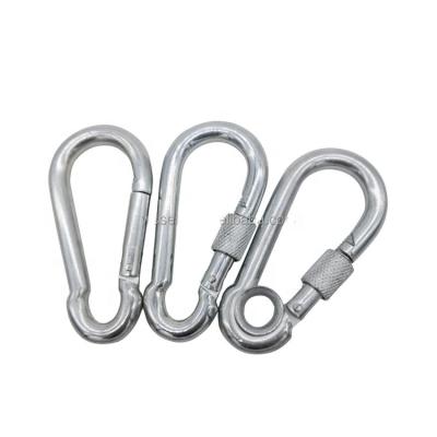 China Aluminum Made in China High Quality Key Chain Carabiner Key Chain High Quality Carabiner Ring Metal Hook Outdoor Climbing Aluminum Colorful Safity for sale