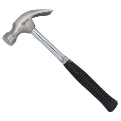 China ZINC Nail Picking Sheep Horn Hammer Woodworking Hammer Forging Hammer Drawing Nail 0.33kg Plastic Coated Handle for sale