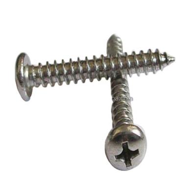 China Flat pan head M3 --M25 stainless and carbon steel self-tapping screws for sale