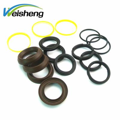 China Brown NBR Cloth Interpump Seals High Pressure Vrings Low Pressure V Ring nbr/fkm Cloth Pump Seals for sale