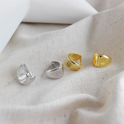 China High Quality Minimalist Geometric Stud Earrings Lead Free Nickel Free CIA Triangle S925 Sterling Silver Earrings for sale