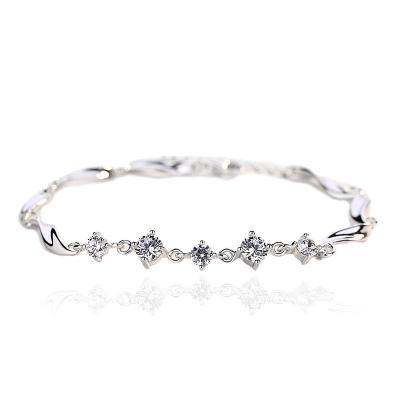 China CLASSIC High Quality 925 Sterling Silver Jewelry Women Bracelets for sale