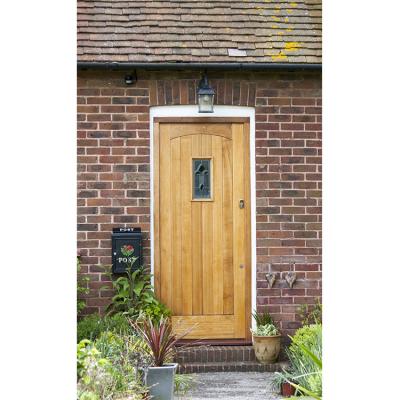 China Front Entry Waterproof Wood Solid Wood Entry Doors For House Pivot Entry Doors for sale