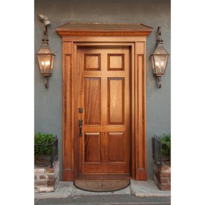 China Waterproof Classic Design Hand Carving Solid Wood Door for sale