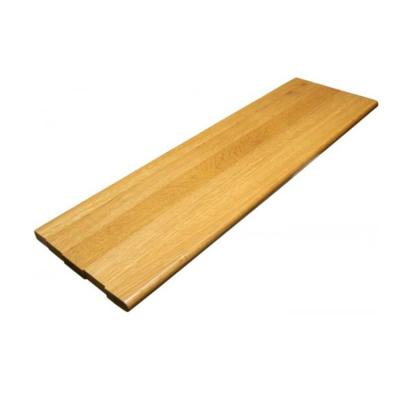 China Traditional Prefinished Solid White Oak Wood Stair Treads Covers And Risers for sale