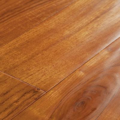 China Modern Natural Hand Scraped Chinese Teak Hardwood Flooring for sale