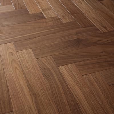 China Black Walnut Indoor Herringbone Engineered Wood Flooring for sale