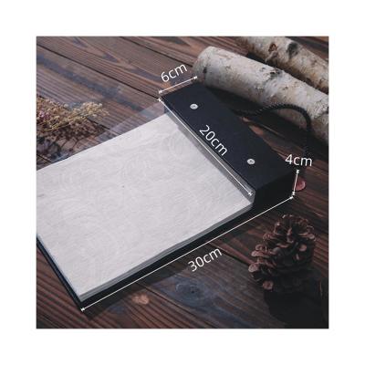 China Ollection Various Textile Fabric Sample Promotional Goods Using 2 Mm Thick Gray Board Swatch Book Fabric Sample Of Holes 3 for sale