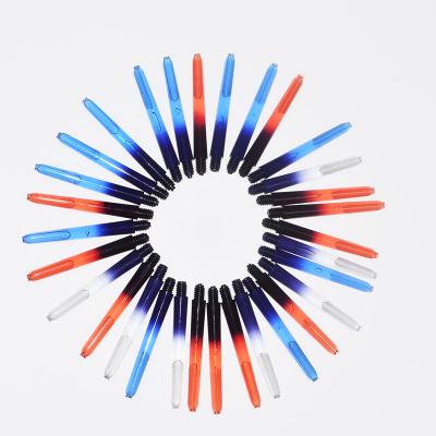 China Plastic Double Colored 2BA Dart Shafts For Dart Barrels for sale