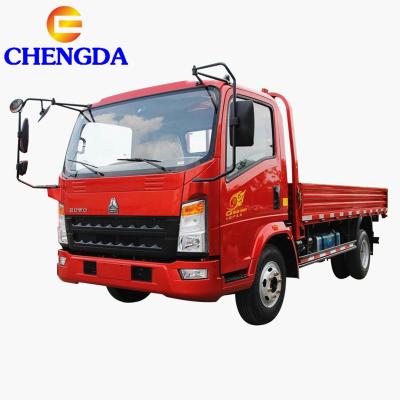 China Cheap 4x2 Sinotruk 10 Ton Loader HOWO Transport Cargo Truck 5995x2250x2450 for sale