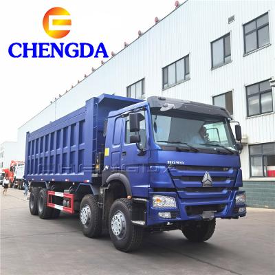 China New 40Ton 375HP Howo 8x4 Sinotruk Dump Tipper Truck of Aluminum Alloy for sale