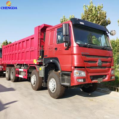 China Sinotruck 8x4 Tipper Truck RHD Howo Tipper Dump Truck 12 Wheeler Dump Trucks 8x4 > 8L for sale