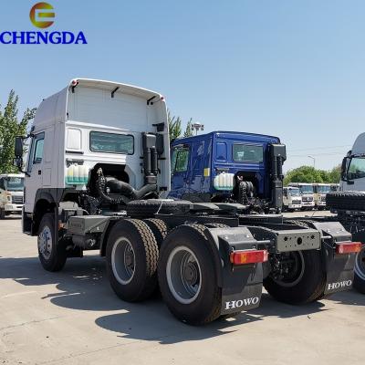 China 10 Wheelers New Or Used Howo 420hp Tractor Truck 6x4 Truck Tractor White Head 6985x2496x3850mm for sale