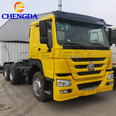 China 6x4 3 Axles Used Tractor Trucks HOWO Tractor Truck Motor Trailer Head 6500x2500x3200 for sale