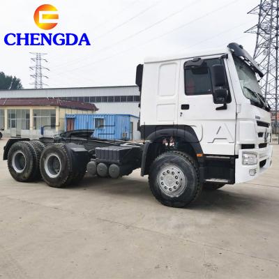 China White 3 Axles Sinotruk Used Tractor Trucks Truck Head Tractor Trucks 6500*2500*3200 for sale