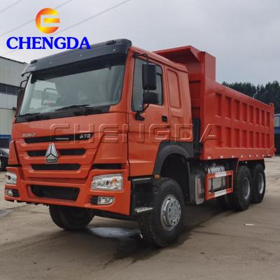 China HOWO 6x4 8x4 used dump truck for sale 371hp tipper dump truck > 8L for sale