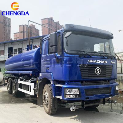 China Shacman 8000 liter water trucks tanker > 8L for sale