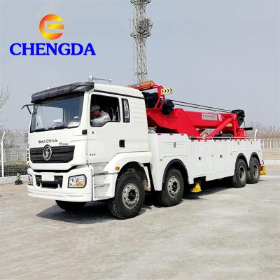 China Road Aid Rescue Shacman H3000 Tray Tow Truck Under Wheel Lift Road Wrecker Tow Truck For Sale for sale