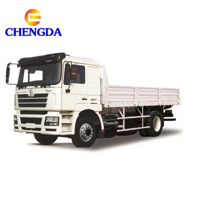 China Shacman 375HP 12 Wheeler 24 Ton Cargo Net Truck Side Wall Barrier Cargo Semi Truck For Sale 8550*2345*3950mm for sale