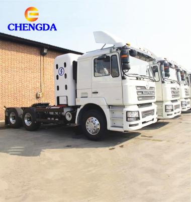 China 2017 Shacman CNG 6.9x2.5x3.1 Tractor Truck 4x2 Truck Tractor 6x4 Shacman Truck Tractor Trailer Head for sale